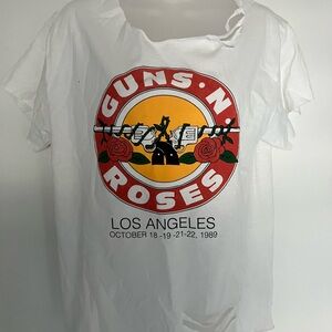 Custom made rock n roll crop top